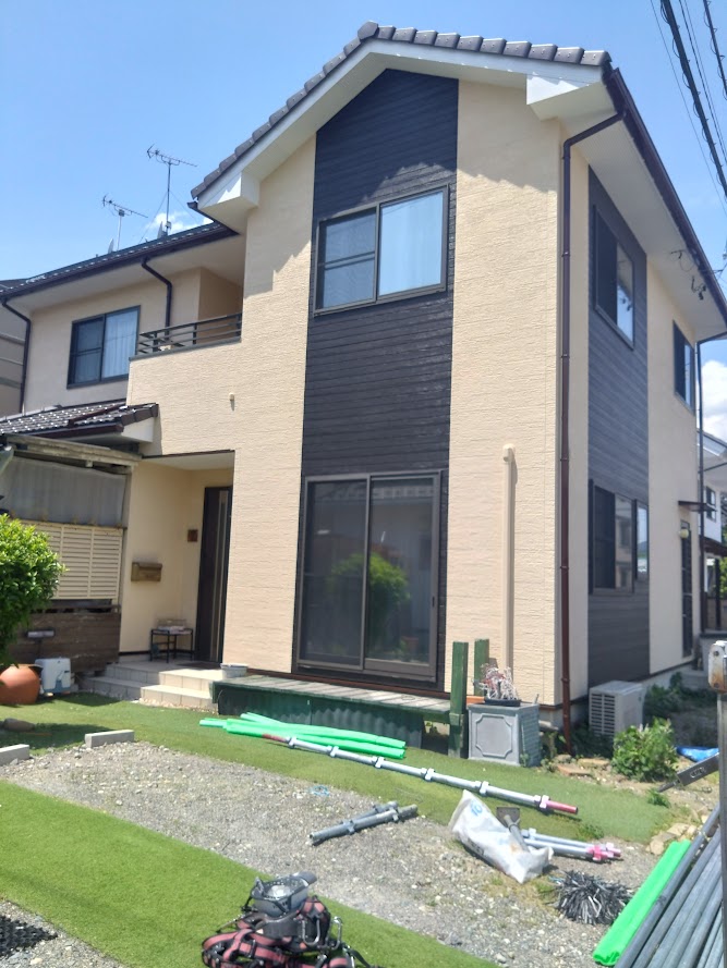 フッ素塗装　同じお色ご希望でしたがまるで新築のように生まれ変わりました